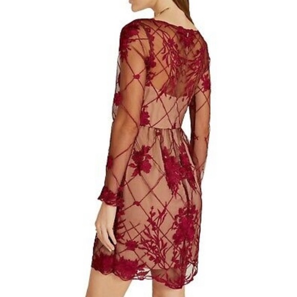 SOLD Marchesa Notte Embroidered Tulle Dress size 6 - Picture 14 of 14